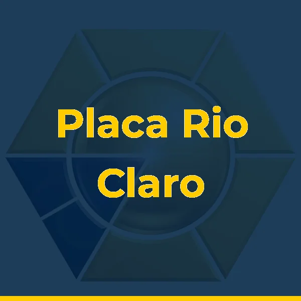Foto de Placa Rio Claro
