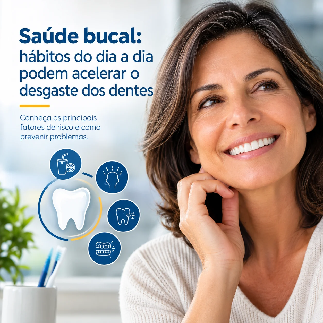 Saúde bucal: hábitos do dia a dia podem acelerar o desgaste dos dentes