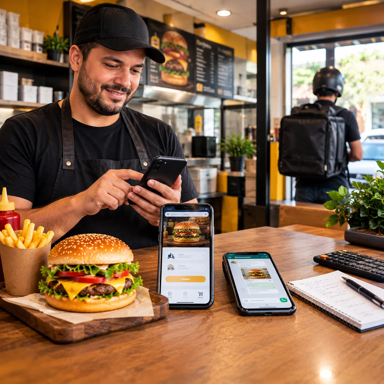 Aplicativo de entrega vale a pena? A conta da taxa no lanche de R$ 30